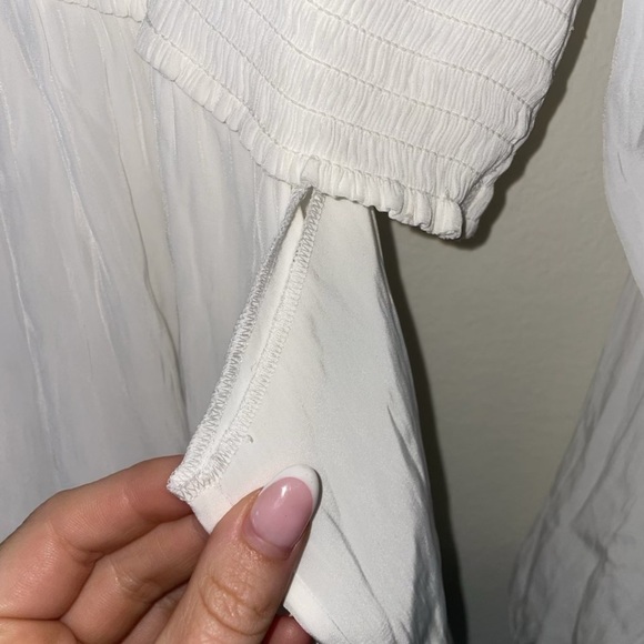 Ramy Brook Formal White Criss Cross Flowy Top - Size xs - Picture 4 of 6